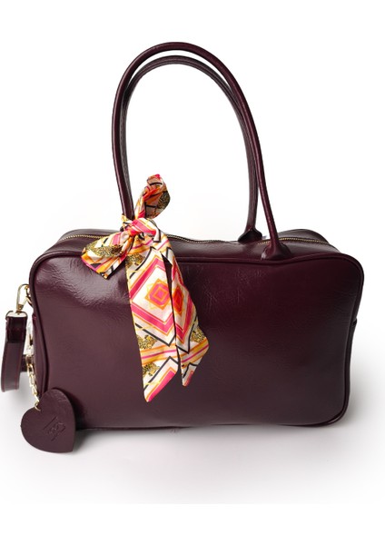 Moon Amaris Omuz Çantası Bordo