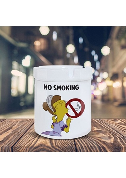 The Simpsons Küllük No Smoking Baskılı Kül Tablası