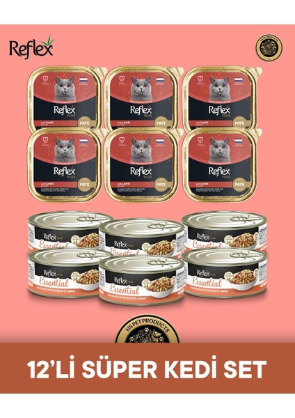 Plus Kedi Maması 12'li Süper Kedi Set