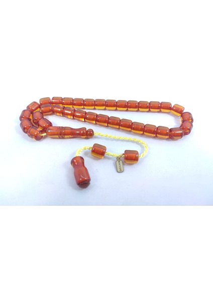 Hayyani Usta Eseri El Boy Alman Faturan Sıkma Kehribarı Sertifikalı 8732