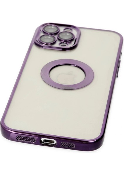 iPhone 12 Pro Kılıf Slot Silikon - Mor