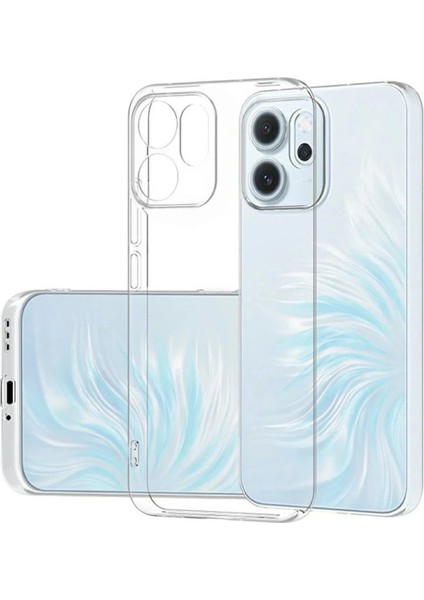 Oppo Reno 14F Kılıf Lüx Şeffaf Silikon