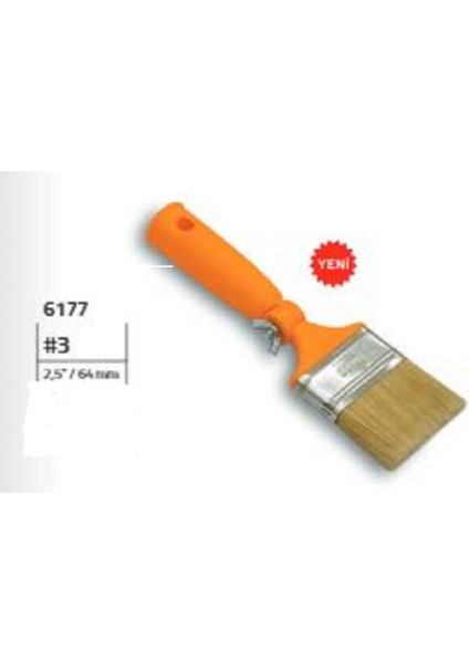 Kestirme Robot Fırça 3 No (64 Mm)