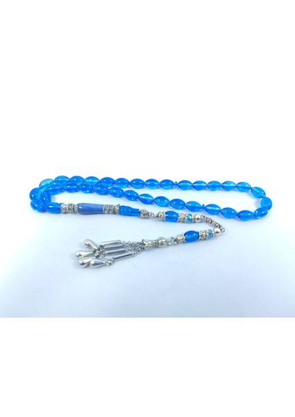 Şevket Alkan Usta Eseri Gümüş Nakkaş Işlemeli Sıkma Kehribar Sertfikalı 8726