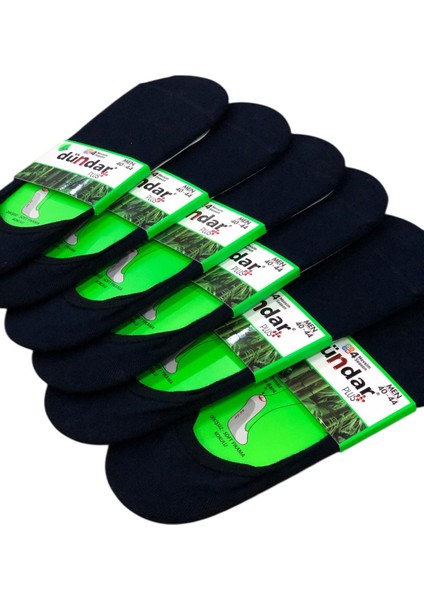 6 Lı Dündar Erkek Bambu Dikişsiz Koku Yapmayan Silikonlu Babet Çorap Plus 40-44 No fiyatları