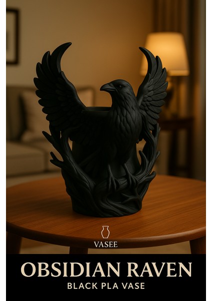 Vazo Sanatı – Gökten Doğan Gurura Sahip Kartal Organizatörü Saksı