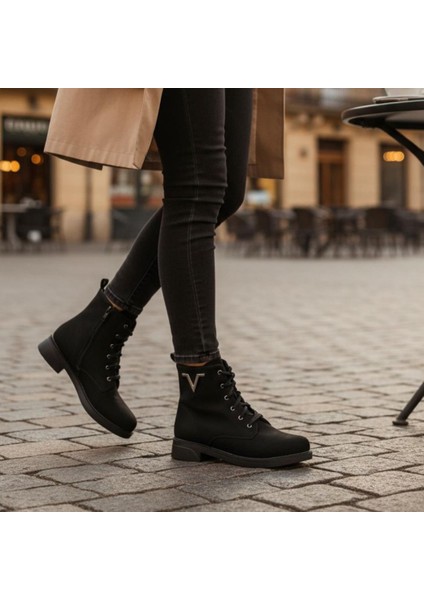 4570 Kaymaz Taban Fermuarlı Bağcıklı Günlük Kadın Bot Postal Kadın Bot modelleri