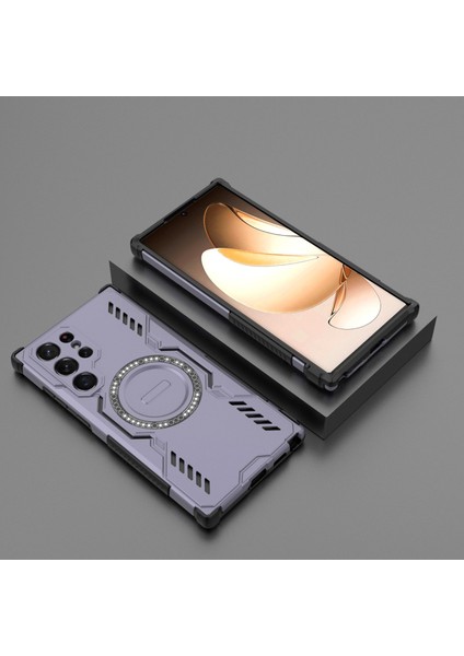 Samsung Galaxy S22 Ultra Magsafe Kılıf, Manyetik Düşmeye Dayanıklı Telefon Kılıfı Kapağı Samsung Galaxy S22 Ultra (Yurt Dışından)