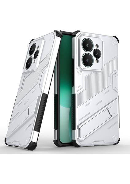 Oppo Realme 15 5g Ayaklı Kılıf, Askeri Sınıf Darbeye Dayanıklı Ultra Ince Slim Fit Sert Kapak Oppo Realme 15 5g (Yurt Dışından)