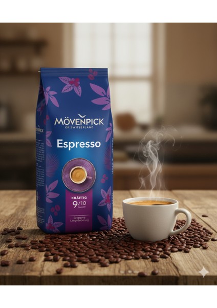 Mövenpıck Espresso Çekirdek Kahve 1000GR.