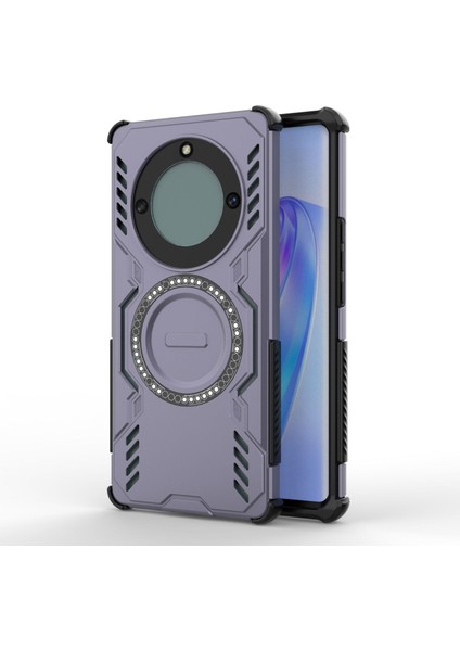 Huawei Honor X40/X9A/MAGIC 5 Lite Magsafe Kılıf, Manyetik Düşmeye Dayanıklı Telefon Kılıfı Kapağı Huawei Honor X40/X9A/MAGIC 5 Lite (Yurt Dışından)