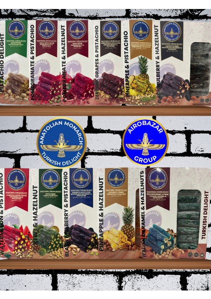 11’li Karışık Lokum Paketi – Antep Fıstıklı & Fındıklı Meyveli Lokum Seti 11X125 gr fiyatları