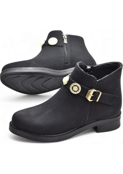4569 Kadın Bot Ayakkabı Kaymaz Taban Fermuarlı Günlük Kadın Bot fırsatları