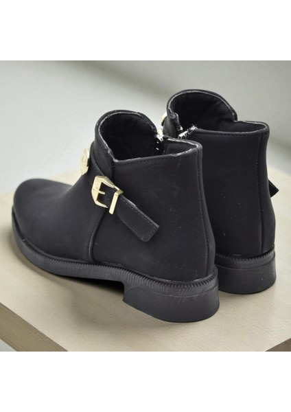 4569 Kadın Bot Ayakkabı Kaymaz Taban Fermuarlı Günlük Kadın Bot indirimleri