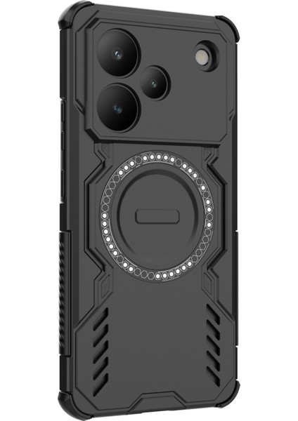 Oppo Realme P4 Magsafe Kılıf, Manyetik Düşmeye Dayanıklı Telefon Kılıfı Kapağı Oppo Realme P4 (Yurt Dışından)