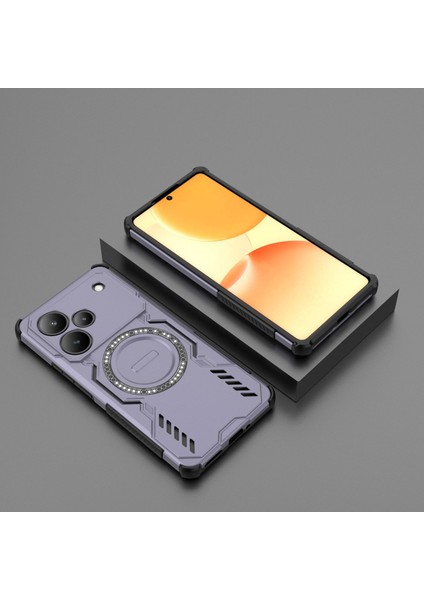 Oppo Realme P4 Pro Magsafe Kılıf, Manyetik Düşmeye Dayanıklı Telefon Kılıfı Kapağı Oppo Realme P4 Pro (Yurt Dışından) modelleri