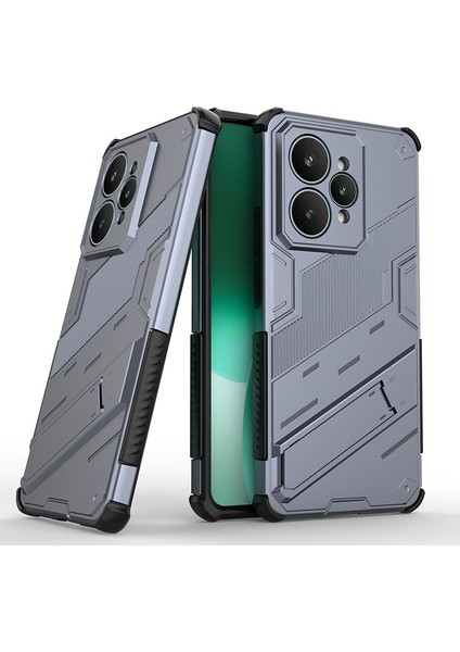 Oppo Realme 15 5g Ayaklı Kılıf, Askeri Sınıf Darbeye Dayanıklı Ultra Ince Slim Fit Sert Kapak Oppo Realme 15 5g (Yurt Dışından)