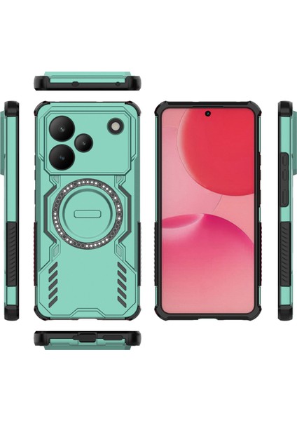 Oppo Realme P4 Magsafe Kılıf, Manyetik Düşmeye Dayanıklı Telefon Kılıfı Kapağı Oppo Realme P4 (Yurt Dışından) modelleri