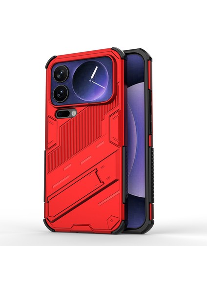 Xiaomi 17 Pro Max Ayaklı Kılıf, Askeri Sınıf Darbeye Dayanıklı Ultra Ince Slim Fit Sert Kapak Xiaomi 17 Pro Max (Yurt Dışından)