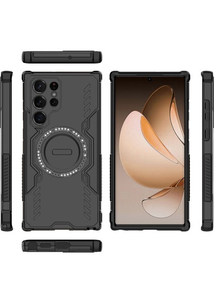 Samsung Galaxy S22 Ultra Magsafe Kılıf, Manyetik Düşmeye Dayanıklı Telefon Kılıfı Kapağı Samsung Galaxy S22 Ultra (Yurt Dışından) modelleri