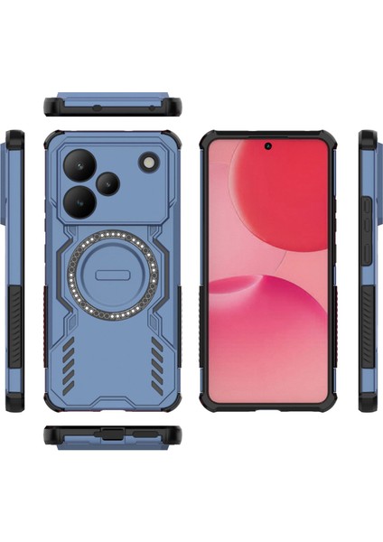 Oppo Realme P4 Magsafe Kılıf, Manyetik Düşmeye Dayanıklı Telefon Kılıfı Kapağı Oppo Realme P4 (Yurt Dışından) modelleri