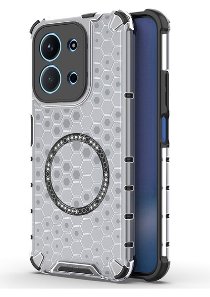 Xiaomi Redmi 15C 5g/4g (171.6*79.5*8MM) Manyetik Telefon Kılıfı, Şeffaf Darbeye Dayanıklı Telefon Kılıfı Kapağı Xiaomi Redmi 15C 5g/4g (171.6*79.5*8MM) (Yurt Dışından)