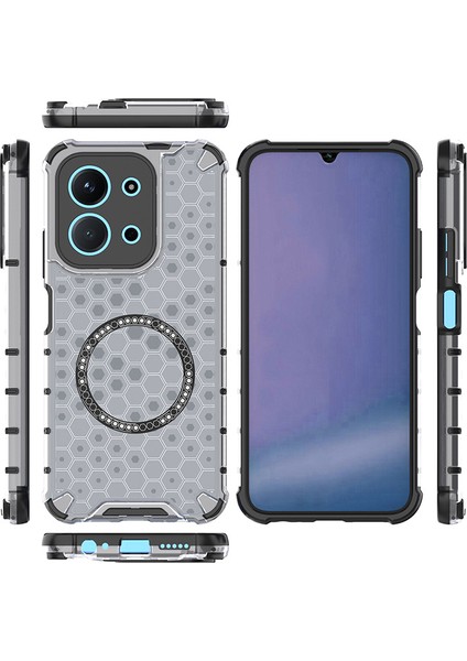 Xiaomi Redmi 15C 5g/4g (171.6*79.5*8MM) Manyetik Telefon Kılıfı, Şeffaf Darbeye Dayanıklı Telefon Kılıfı Kapağı Xiaomi Redmi 15C 5g/4g (171.6*79.5*8MM) (Yurt Dışından) fiyatları