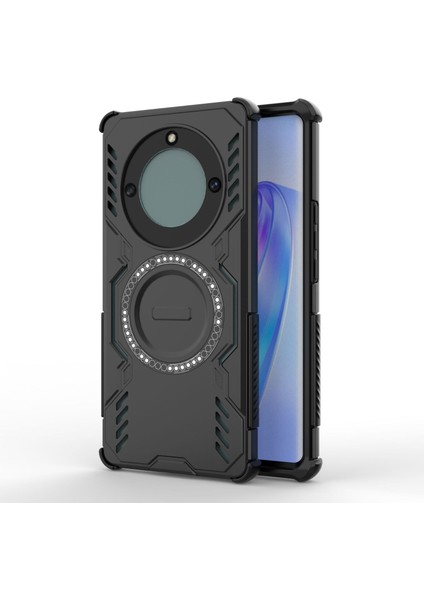 Huawei Honor X40/X9A/MAGIC 5 Lite Magsafe Kılıf, Manyetik Düşmeye Dayanıklı Telefon Kılıfı Kapağı Huawei Honor X40/X9A/MAGIC 5 Lite (Yurt Dışından)