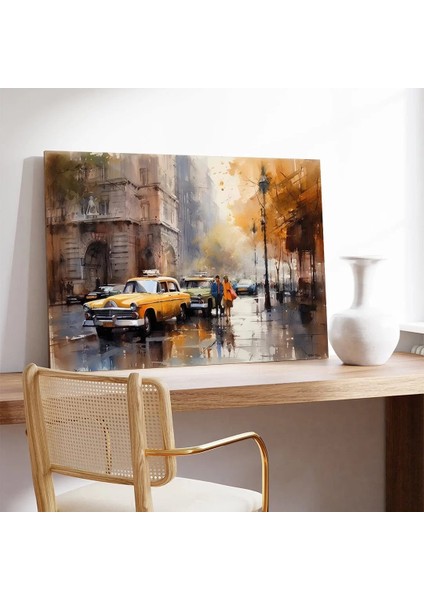 Nostaljik Yağmur Kanvas Tablo fiyatları