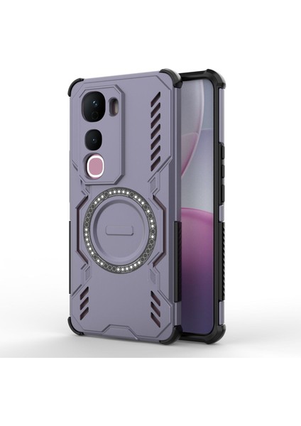 Vivo Y400 Pro Magsafe Kılıf, Manyetik Düşmeye Dayanıklı Telefon Kılıfı Kapağı Vivo Y400 Pro (Yurt Dışından)