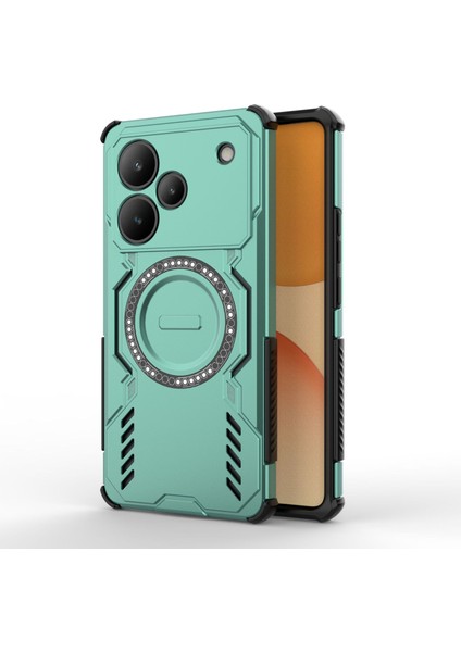 Oppo Realme P4 Pro Magsafe Kılıf, Manyetik Düşmeye Dayanıklı Telefon Kılıfı Kapağı Oppo Realme P4 Pro (Yurt Dışından)