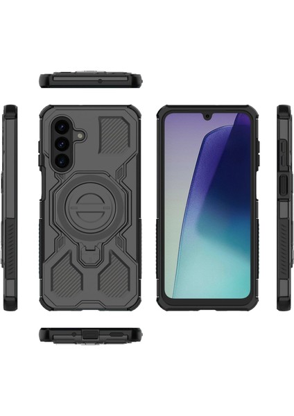 Samsung Galaxy A17 Manyetik Telefon Kılıfı, Askeri Düşme Korumalı Magsafe Telefon Kılıfı Kapağı Samsung Galaxy A17 (Yurt Dışından) modelleri