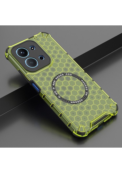 Xiaomi Redmi 15C 5g/4g (171.6*79.5*8MM) Manyetik Telefon Kılıfı, Şeffaf Darbeye Dayanıklı Telefon Kılıfı Kapağı Xiaomi Redmi 15C 5g/4g (171.6*79.5*8MM) (Yurt Dışından)