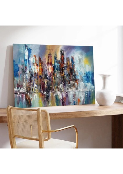 Modern Şehir Füzyonu Kanvas Tablo fiyatları