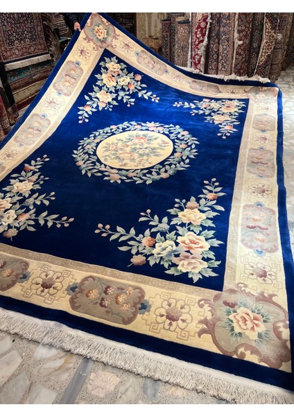 El Dokuma Kabartmalı Çin Halısı Birinci Sınıf Kalite Ebat. 370X273 fiyatları