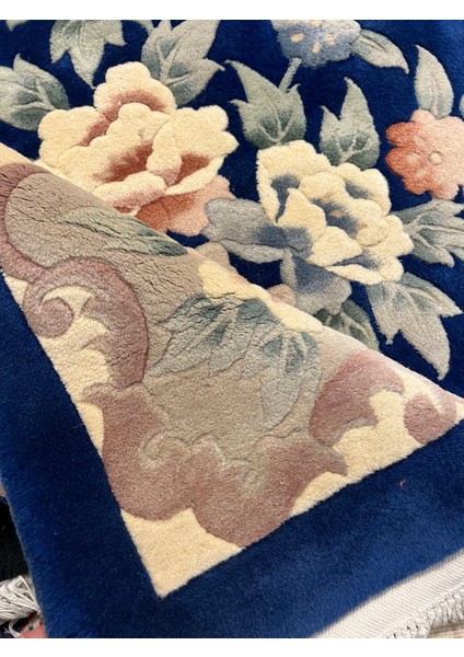 El Dokuma Kabartmalı Çin Halısı Birinci Sınıf Kalite Ebat. 370X273 fırsatları