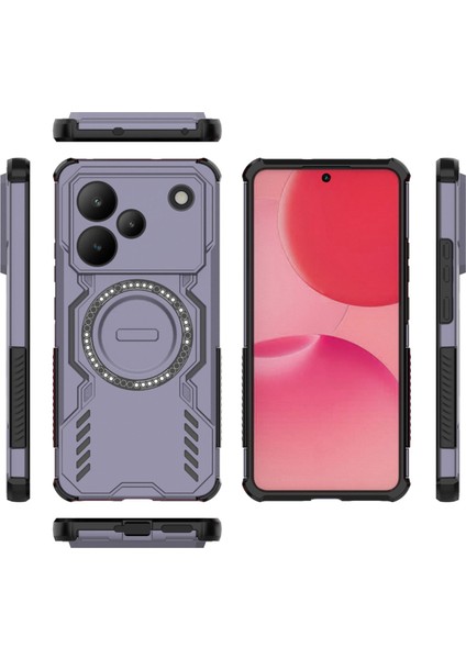 Oppo Realme P4 Magsafe Kılıf, Manyetik Düşmeye Dayanıklı Telefon Kılıfı Kapağı Oppo Realme P4 (Yurt Dışından) modelleri