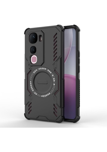 Vivo Y400 Pro Magsafe Kılıf, Manyetik Düşmeye Dayanıklı Telefon Kılıfı Kapağı Vivo Y400 Pro (Yurt Dışından)