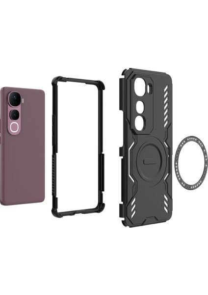Vivo Y400 Pro Magsafe Kılıf, Manyetik Düşmeye Dayanıklı Telefon Kılıfı Kapağı Vivo Y400 Pro (Yurt Dışından) fiyatları
