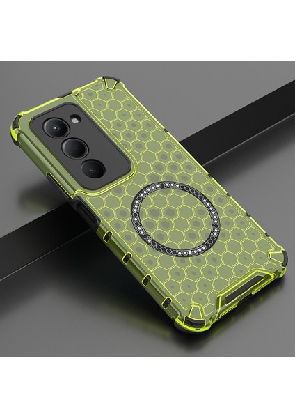 Xiaomi Redmi 15 5g/4g (171.1*82.1*8.2MM) Manyetik Telefon Kılıfı, Şeffaf Darbeye Dayanıklı Telefon Kılıfı Kapağı Xiaomi Redmi 15 5g/4g (171.1*82.1*8.2MM) (Yurt Dışından)