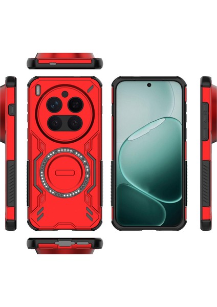 Vivo X300 Pro Magsafe Kılıf, Manyetik Düşmeye Dayanıklı Telefon Kılıfı Kapağı Vivo X300 Pro (Yurt Dışından) modelleri