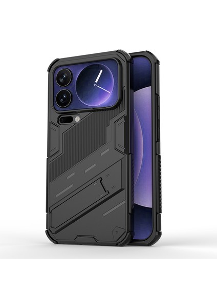Xiaomi 17 Pro Ayaklı Kılıf, Askeri Sınıf Darbeye Dayanıklı Ultra Ince Slim Fit Sert Kapak Xiaomi 17 Pro (Yurt Dışından)