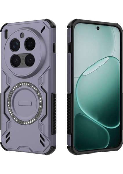 Vivo X300 Pro Magsafe Kılıf, Manyetik Düşmeye Dayanıklı Telefon Kılıfı Kapağı Vivo X300 Pro (Yurt Dışından)