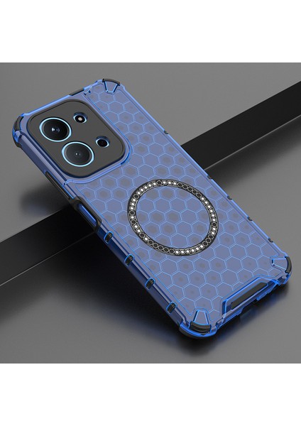 Xiaomi Redmi 15C 5g/4g (171.6*79.5*8MM) Manyetik Telefon Kılıfı, Şeffaf Darbeye Dayanıklı Telefon Kılıfı Kapağı Xiaomi Redmi 15C 5g/4g (171.6*79.5*8MM) (Yurt Dışından)