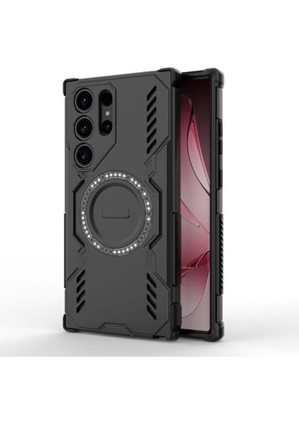 Samsung Galaxy S23 Ultra Magsafe Kılıf, Manyetik Düşmeye Dayanıklı Telefon Kılıfı Kapağı Samsung Galaxy S23 Ultra (Yurt Dışından)