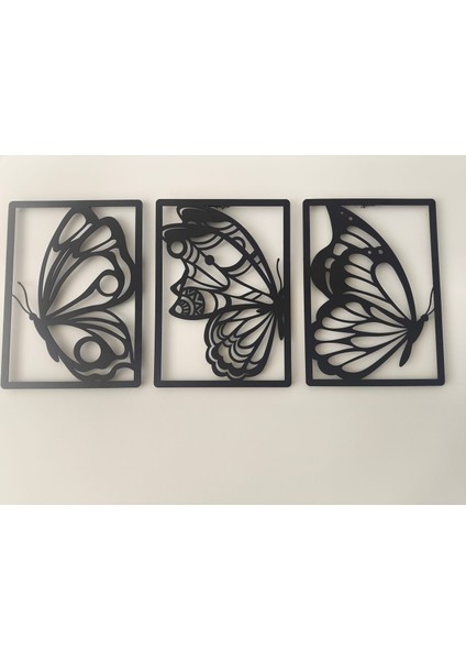 Ev Dekorasyon Tablosu 3 Parça Mdf Tablo 40X40