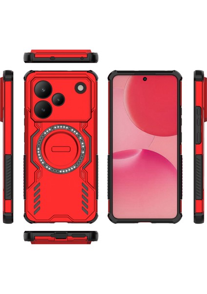 Oppo Realme P4 Magsafe Kılıf, Manyetik Düşmeye Dayanıklı Telefon Kılıfı Kapağı Oppo Realme P4 (Yurt Dışından) modelleri