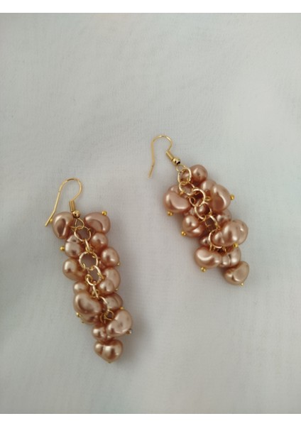 Pembe Rengi Barok Inçi Küpe fiyatları