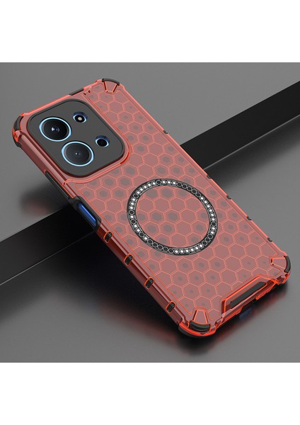 Xiaomi Redmi 15C 5g/4g (171.6*79.5*8MM) Manyetik Telefon Kılıfı, Şeffaf Darbeye Dayanıklı Telefon Kılıfı Kapağı Xiaomi Redmi 15C 5g/4g (171.6*79.5*8MM) (Yurt Dışından)