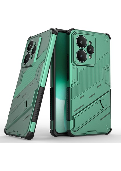 Oppo Realme 15 5g Ayaklı Kılıf, Askeri Sınıf Darbeye Dayanıklı Ultra Ince Slim Fit Sert Kapak Oppo Realme 15 5g (Yurt Dışından)